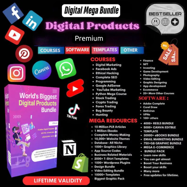 Digital Mega Bundle Course