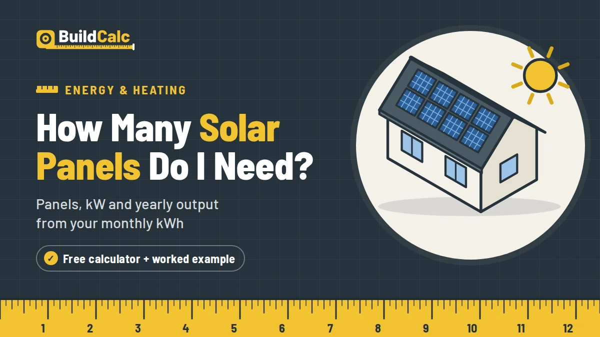 How Many Solar Panels Do I Need? Solar Panel Calculator: panels, kW and yearly output from your monthly kWh